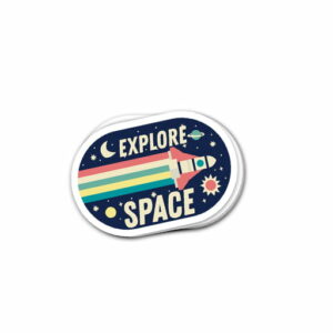 explore-space sticker