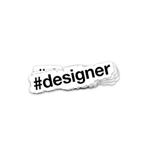 استیکر #designer