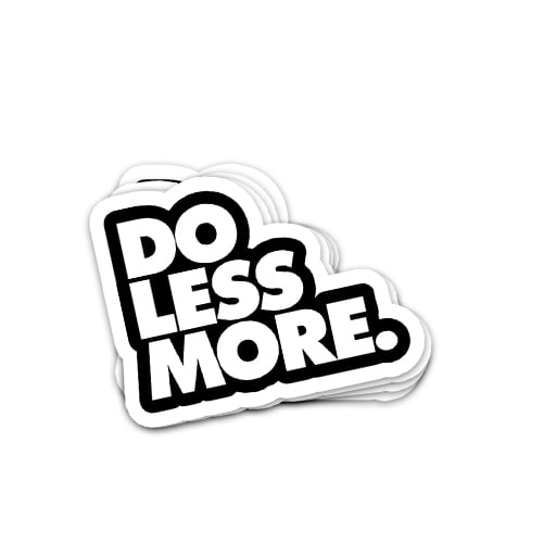 استیکر Do Less More