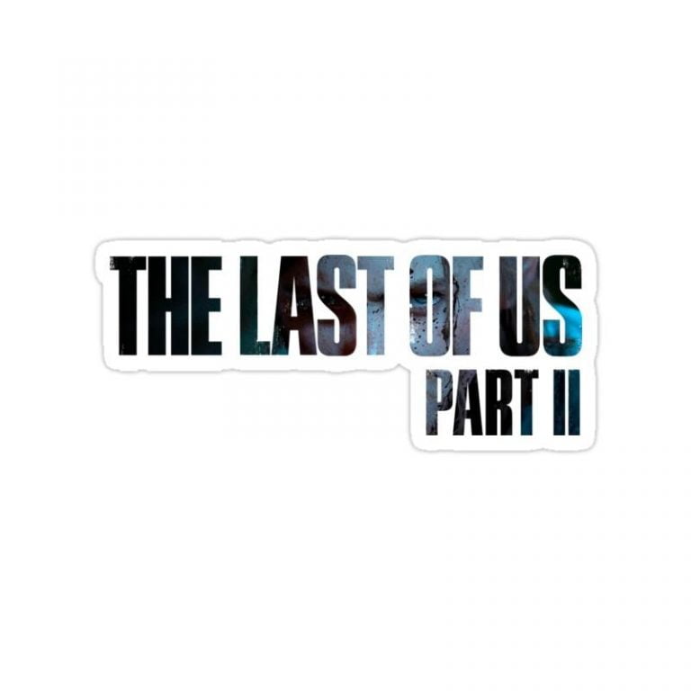 استیکر The Last of Us – تایپوگرافی