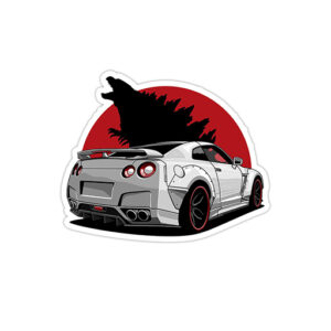 استیکر نیسان - Godzilla GTR