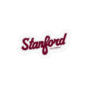 استیکر لپ تاپ استیکر علمی - لوگوی اسم دانشگاه استنفورد