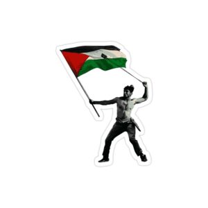 استیکر لپ تاپ جنگ - سرباز فلسطینی