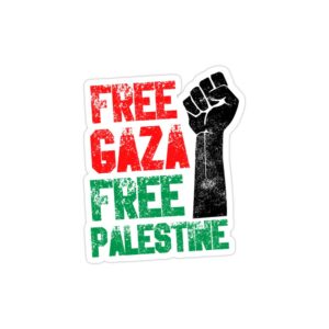 استیکر لپ تاپ جنگ - آزادی غذه و فلسطین