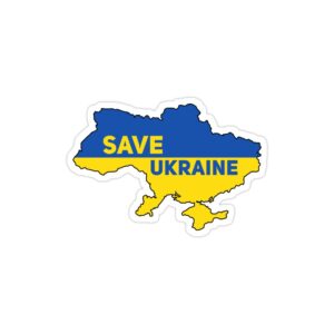 استیکر لپ تاپ جنگ - نقشه اوکراین