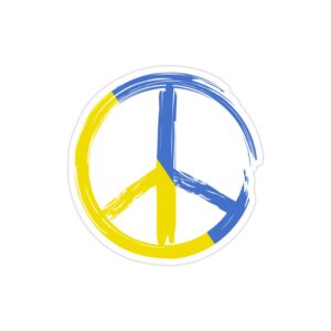 استیکر لپ تاپ جنگ - نماد آزادی اوکراین
