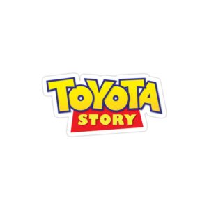 استیکر لپ تاپ شرکت Toyota - داستان‌های تویوتا