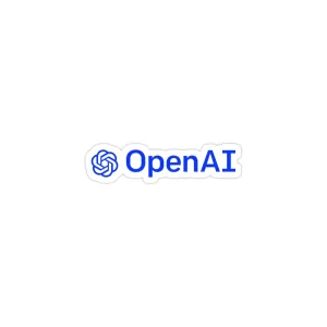 استیکر لپ تاپ شرکت open ai - لوگو کمپانی