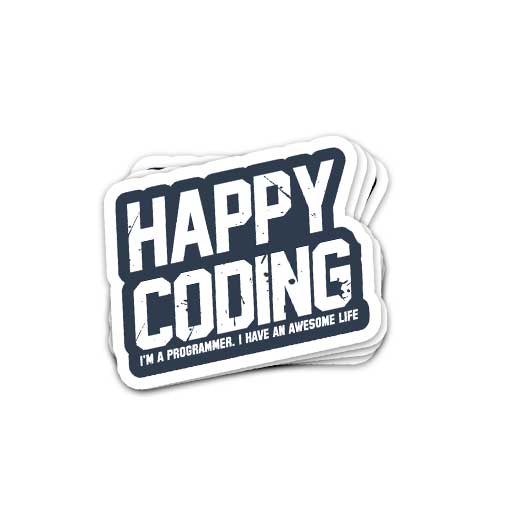 استیکر Happy Coding