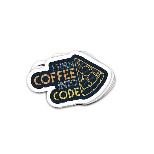 استیکر Coffee into code