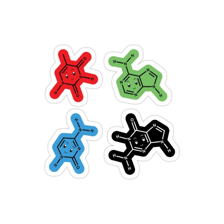 میکرو استیکر نماد مولکولی