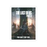 استیکر The Last of Us قسمت دوم - تایپوگرافی