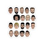 استیکر رئال مادرید - بازیکنان فصل ۲۰۱۷ باشگاه