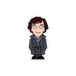 استیکر لپ تاپ پوستر کارتونی شرلوک