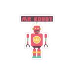 استیکر لپ تاپ مستر ربات - پوستر هنری سریال
