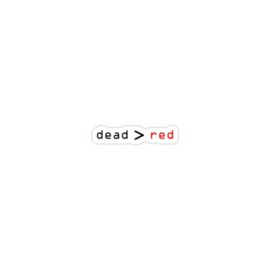 استیکر لپ تاپ Red Dead - تایپوگرافی بازی