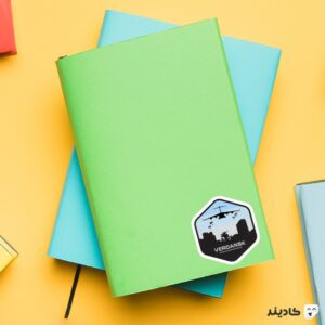 استیکر لپ تاپ کال آف دیوتی - پوستر بازی روی دفترچه