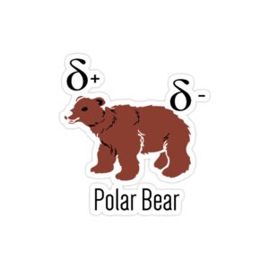استیکر لپ تاپ استیکر لپ تاپ شیمی - خرس قطبی