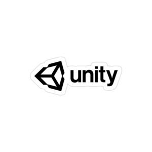 استیکر لپ تاپ استیکر لپ تاپ مهندسی برق - لوگوی Unity 3D