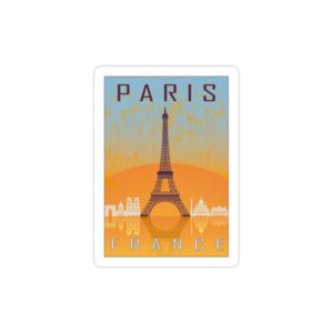 استیکر لپ تاپ فرانسه - شهر پاریس زیبا