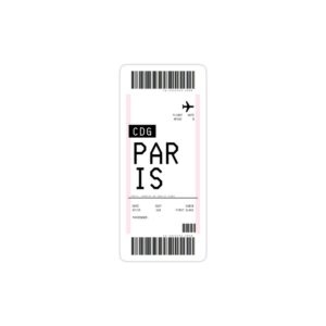 استیکر لپ تاپ فرانسه - پرواز به سمت پاریس