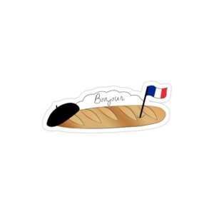 استیکر لپ تاپ فرانسه - نان فرانسوی