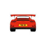 استیکر لپ تاپ شرکت porsche - پورشه 911 GT3 RS