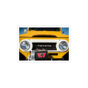 استیکر لپ تاپ شرکت Toyota - رخ چراغ لندکروز