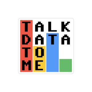 استیکر لپ تاپ برنامه نویسی - به زبان دیتا حرف بزن با من!