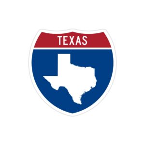 استیکر لپ تاپ کشور ایالات متحده آمریکا - شهر تگزاس