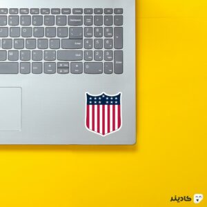 استیکر لپ تاپ کشور ایالات متحده آمریکا - برگزاری المپیک در آمریکا روی لپتاپ