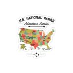 استیکر لپ تاپ کشور ایالات متحده آمریکا - پارک‌های ملی آمریکا