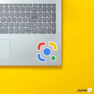 استیکر لپ تاپ شرکت گوگل - گوگل لنز روی لپتاپ