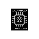 استیکر لپ تاپ محاسبات کوانتومی - پردازنده کوانتومی