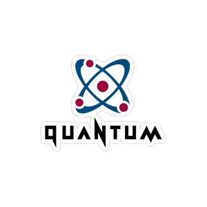 استیکر لپ تاپ محاسبات کوانتومی - جهان کوانتومی