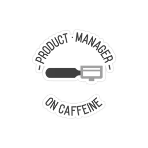 استیکر لپ تاپ قهوه رفیق مدیر محصول