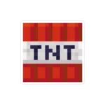 استیکر لپ تاپ ماینکرفت - TNT قرمز