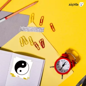 استیکر لپ تاپ سیاه و سفید - yin yang که دریافت می‌کنید