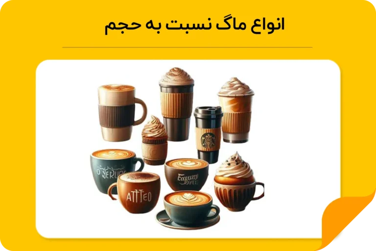 انواع ماگ نسبت به حجم