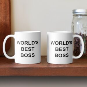 ماگ world's best boss ماگ سرامیکی