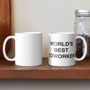 ماگ world's best coworker ماگ سرامیکی