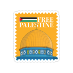 استیکر لپ تاپ مسجد قدس / Free Palestine