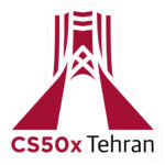 استیکر لپ تاپ CS50X Tehran- برج آزادی قرمز