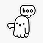 استیکر لپتاپ Boo