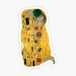 استیکر لپتاپ عاشقانه - بوسه گوستاوو