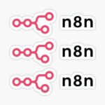 استیکر لپتاپ برنامه نویسی - n8n