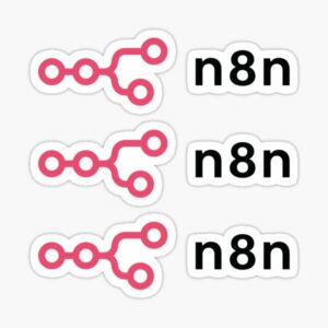 استیکر لپتاپ برنامه نویسی - n8n