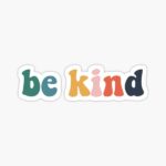 استیکر لپتاپ Be kind