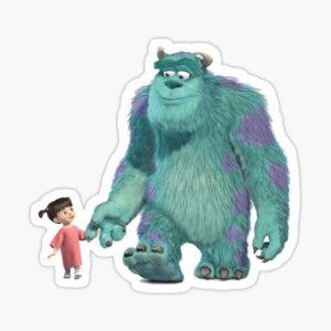 استیکر لپتاپ سالیوان و بو