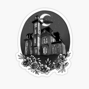 استیکر لپتاپ خانواده ادامز - ونزدی - wednesday